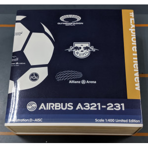 Lufthansa 汉莎航空 Airbus A321 D-AISC 足球鼻子 HYJL81052 HYJLwings 1:400