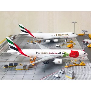 Emirates 阿联酋航空 Boeing 777-200 A6-EFL 玫瑰彩绘 GJUAE1662 Geminijets 1:400