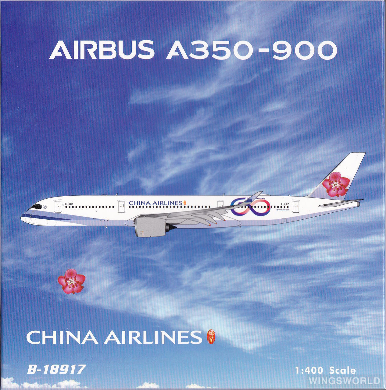 Phoenix 1:400 PH04270 China Airlines 中华航空 Airbus A350-900 B-18917