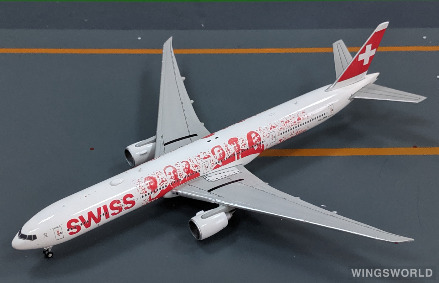 JC Wings 1:400 XX4683 Swiss 瑞士国际航空 Boeing 777-300 HB-JNA