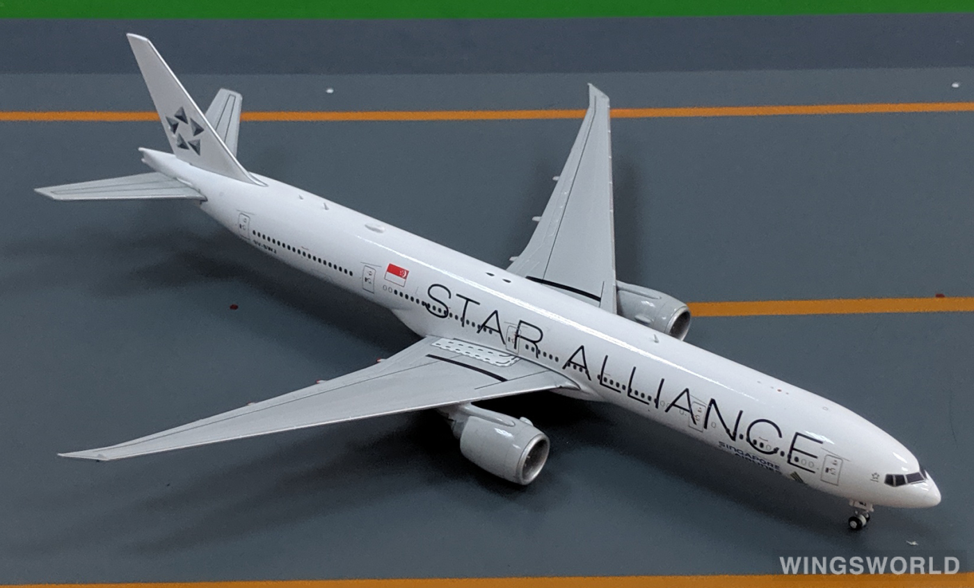 Dream Air 1:400 DASIA001 Singapore Airlines 新加坡航空 Boeing 777-300 9V-SWJ