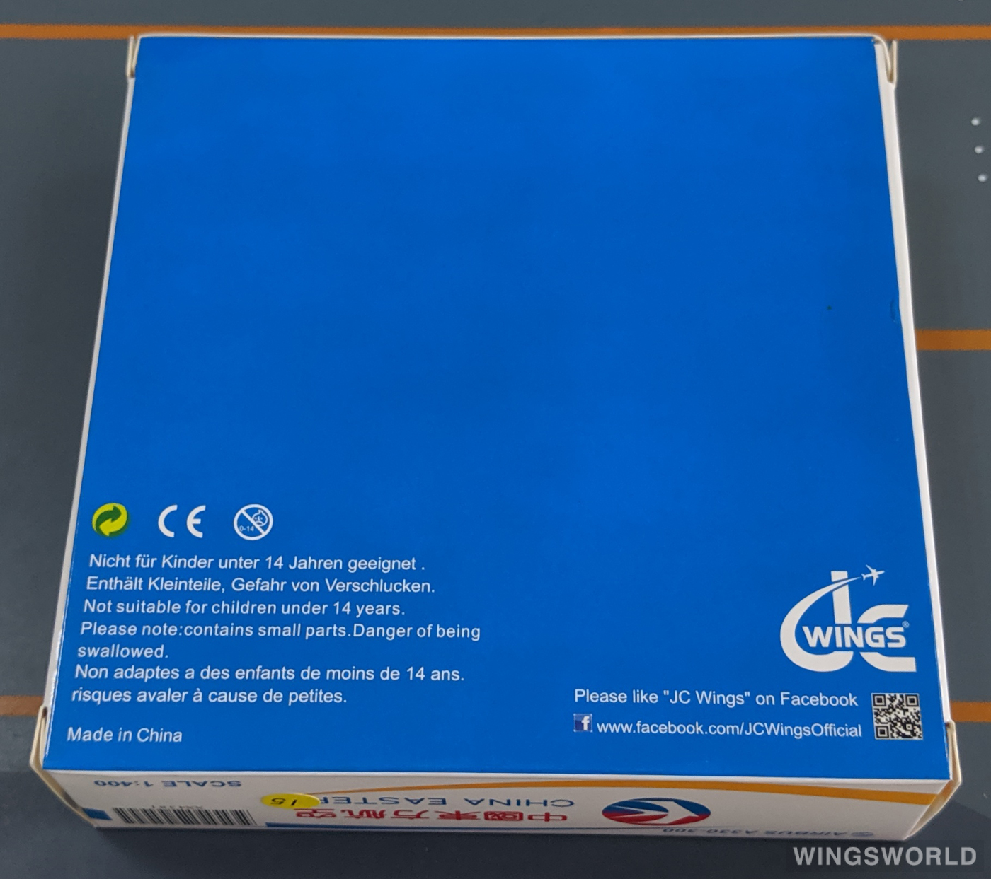 JC Wings 1:400 XX4381 China Eastern 中国东方航空 Airbus A330-300 B-6125