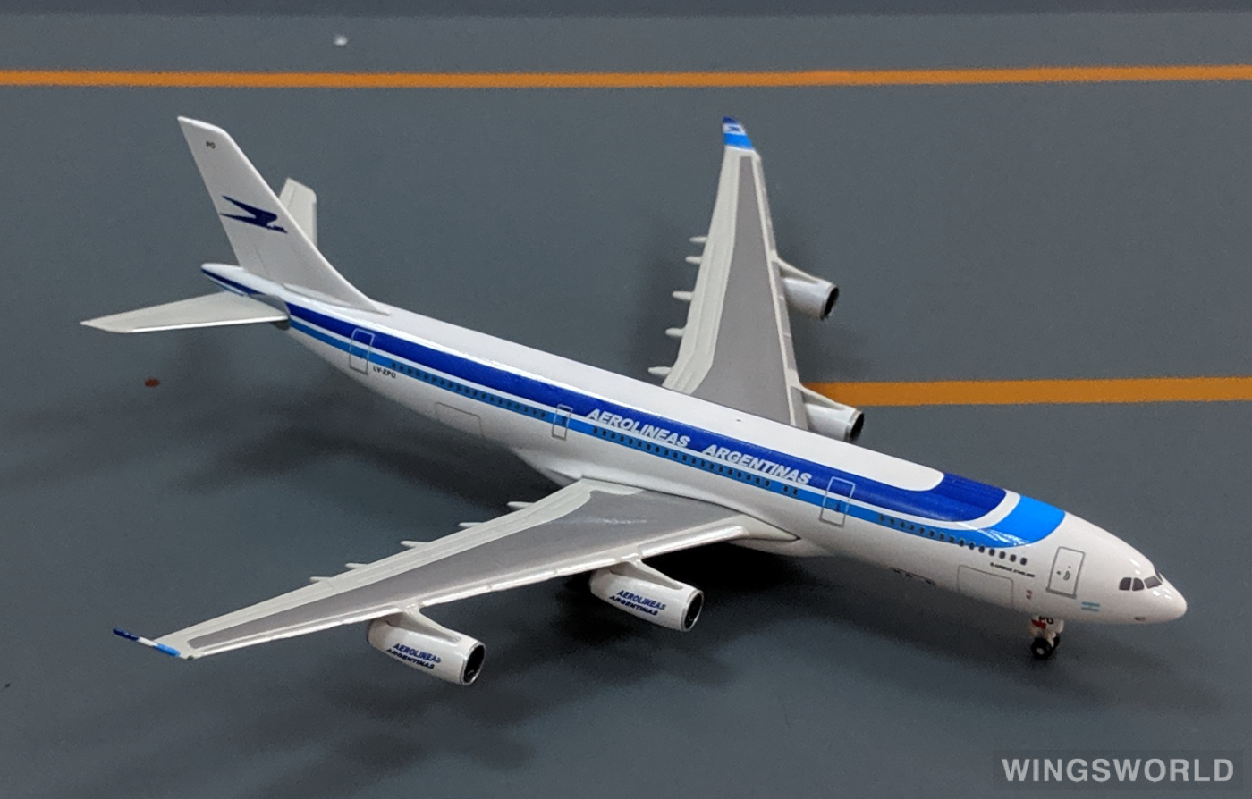 Herpa 1:500 520683 Aerolíneas Argentinas 阿根廷航空 Airbus A340-200 LV-ZPO