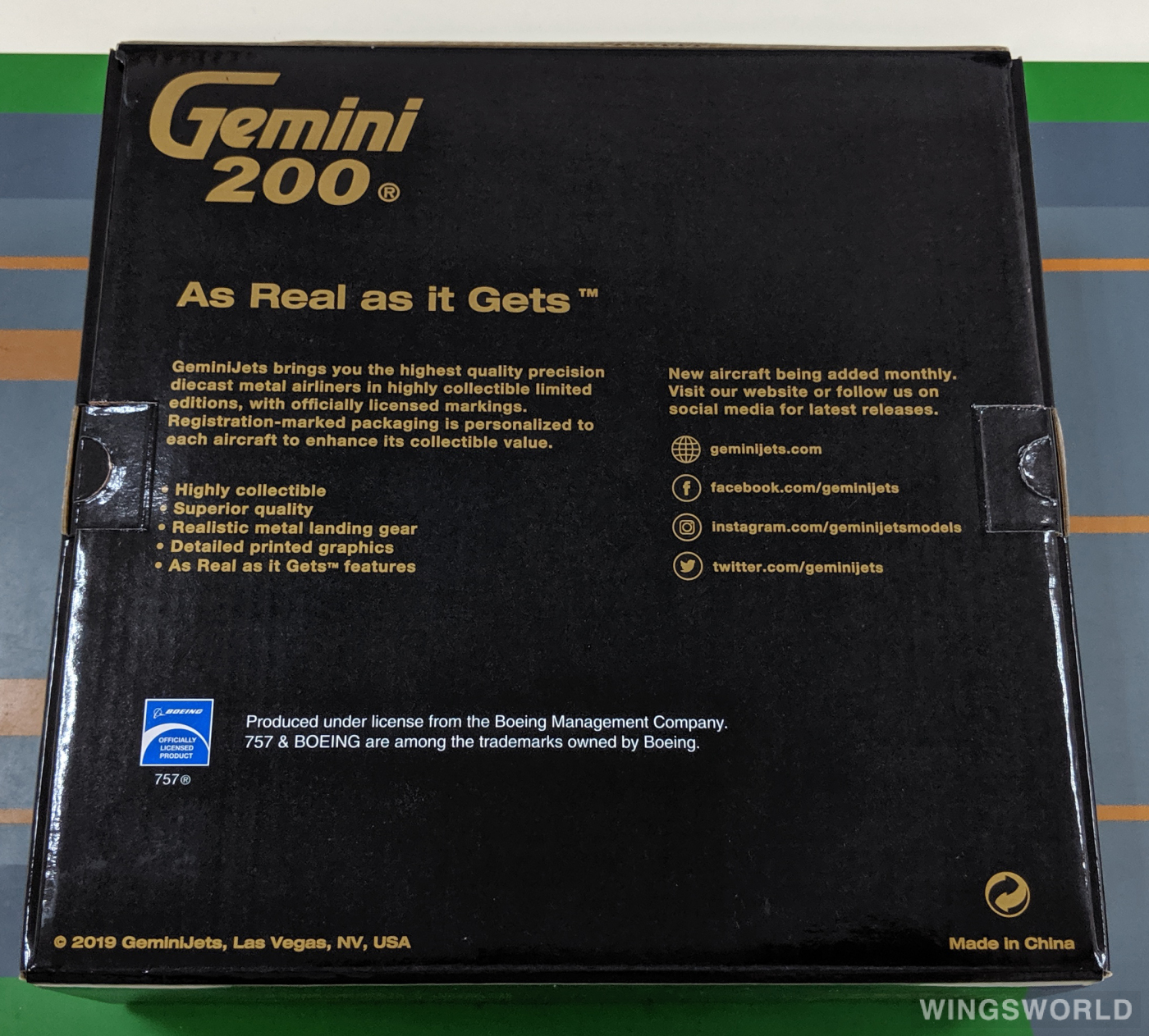 Geminijets 1:200 G2MXA806 Mexicana 墨西哥航空 Boeing 757-200 N380RM