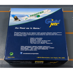 Frontier Airlines 边疆航空 Airbus A320 N227FR  GJFFT1576 Geminijets 1:400