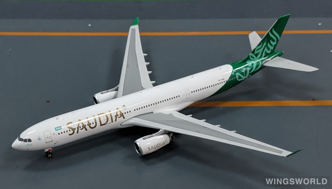 Phoenix 1:400 PH11347 Saudia 沙特阿拉伯航空 Airbus A330-300 HZ-AQE
