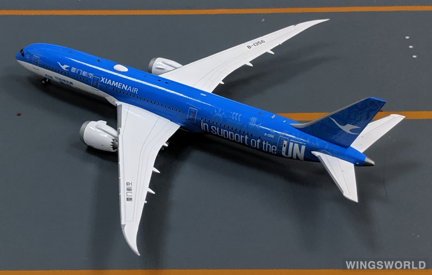 JC Wings 1:400 Boeing 787-9 XiamenAir 厦门航空KD4002 B-1356 的照片 