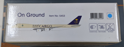 Saudia 沙特阿拉伯航空 Boeing 747-8F HZ-AI4 货机 地面状态 HG5453 Hogan 1:400