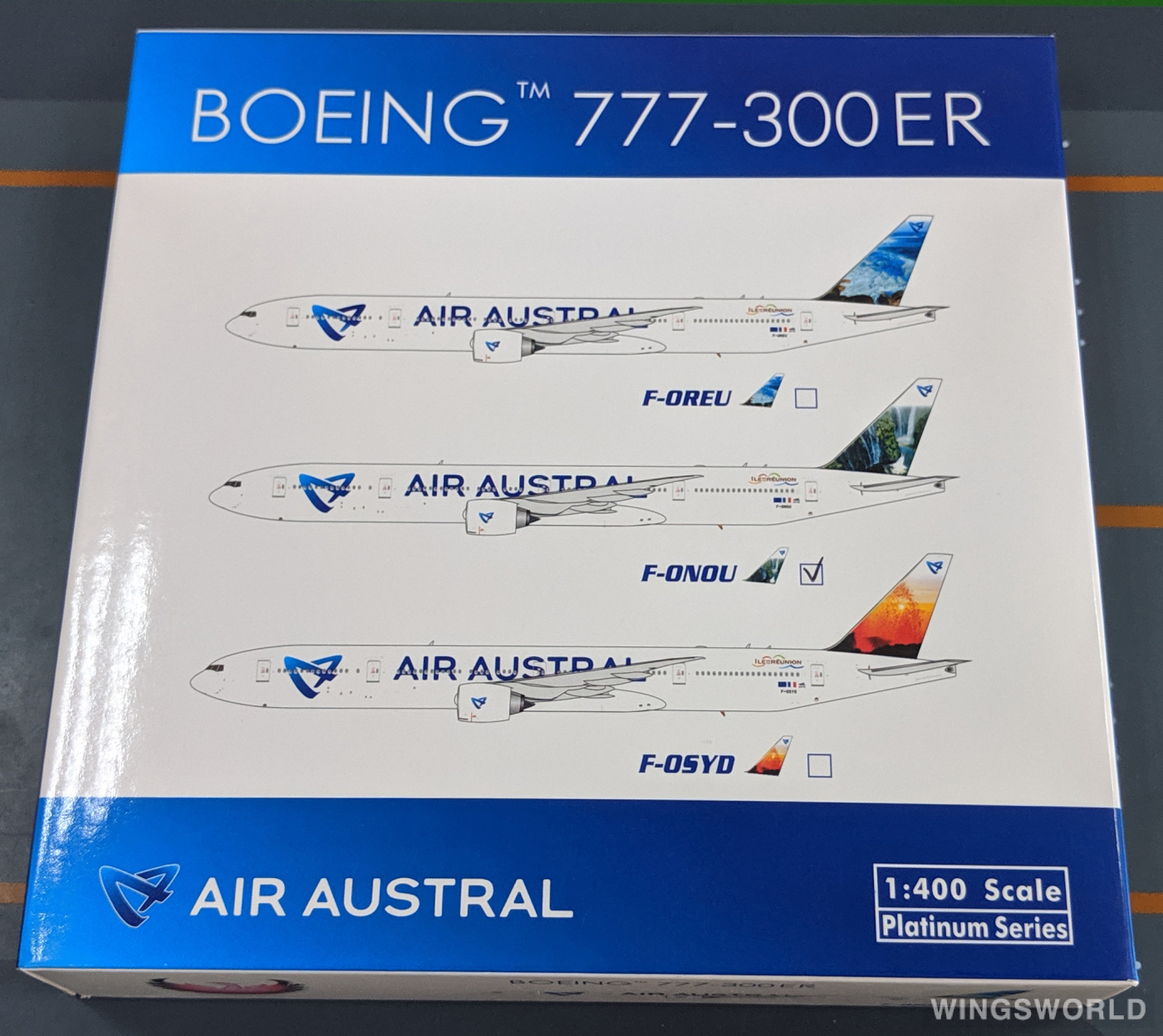 Phoenix 1:400 PH11256A Air Austral 留尼旺航空 Boeing 777-300ER F-ONOU