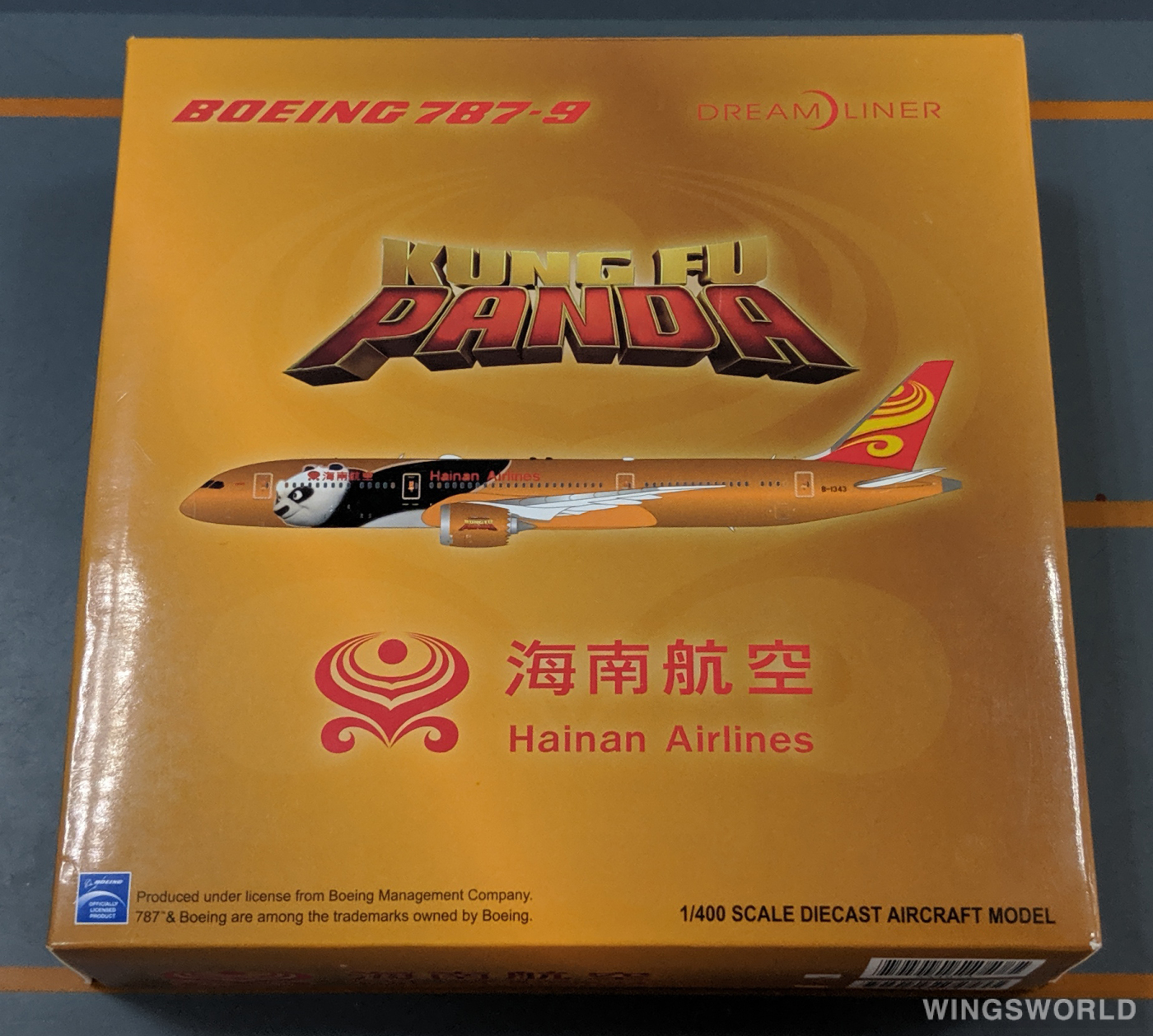 JC Wings 1:400 XX4033 Hainan Airlines 海南航空 Boeing 787-9 B-1343