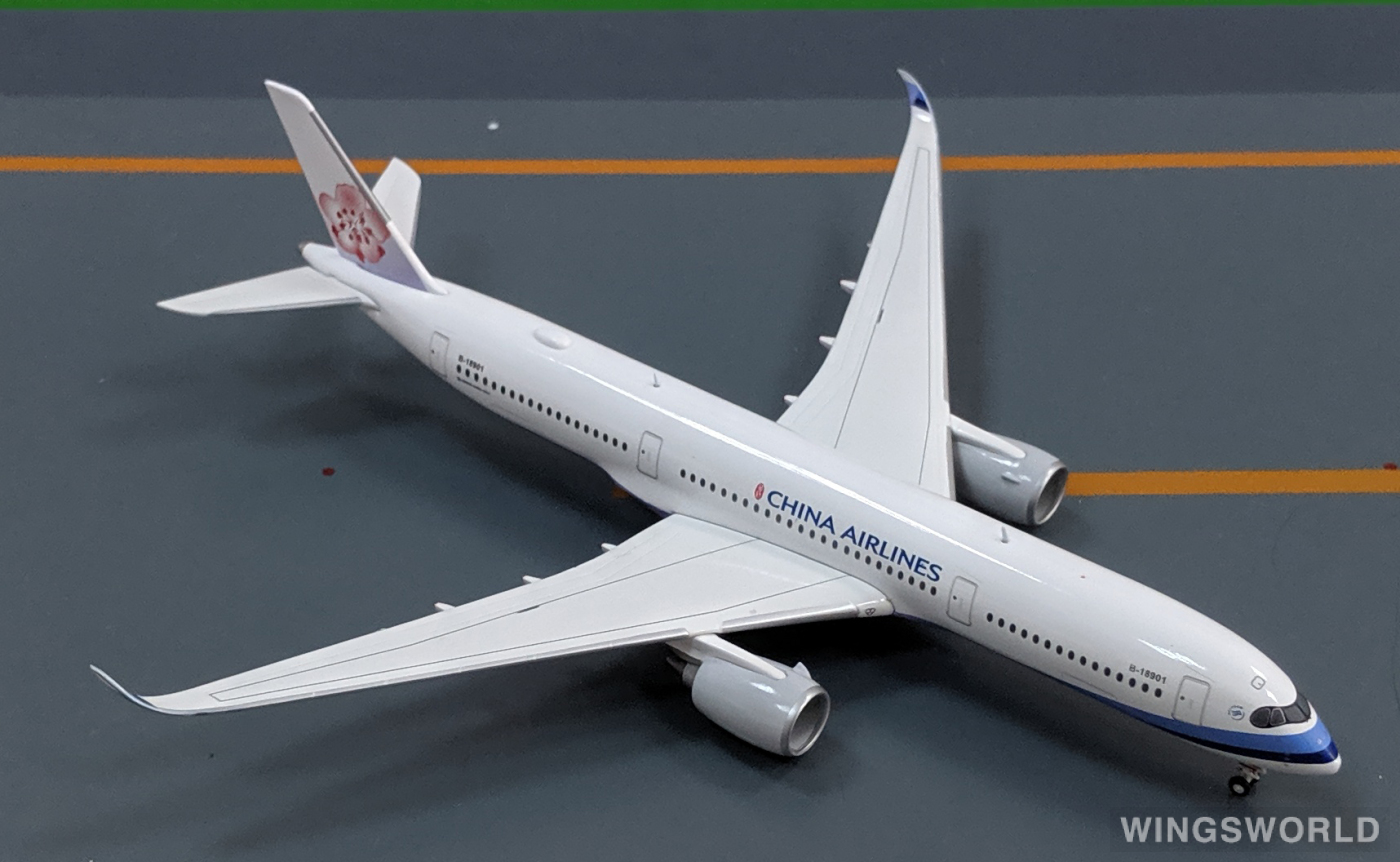 JC Wings 1:400 CI401054 China Airlines 中华航空 Airbus A350-900 B-18901