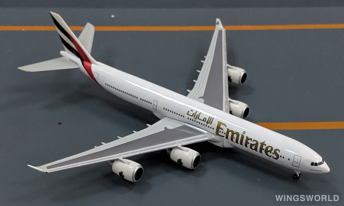 Herpa 1:500 507387 Emirates 阿联酋航空 Airbus A340-500 A6-ERA