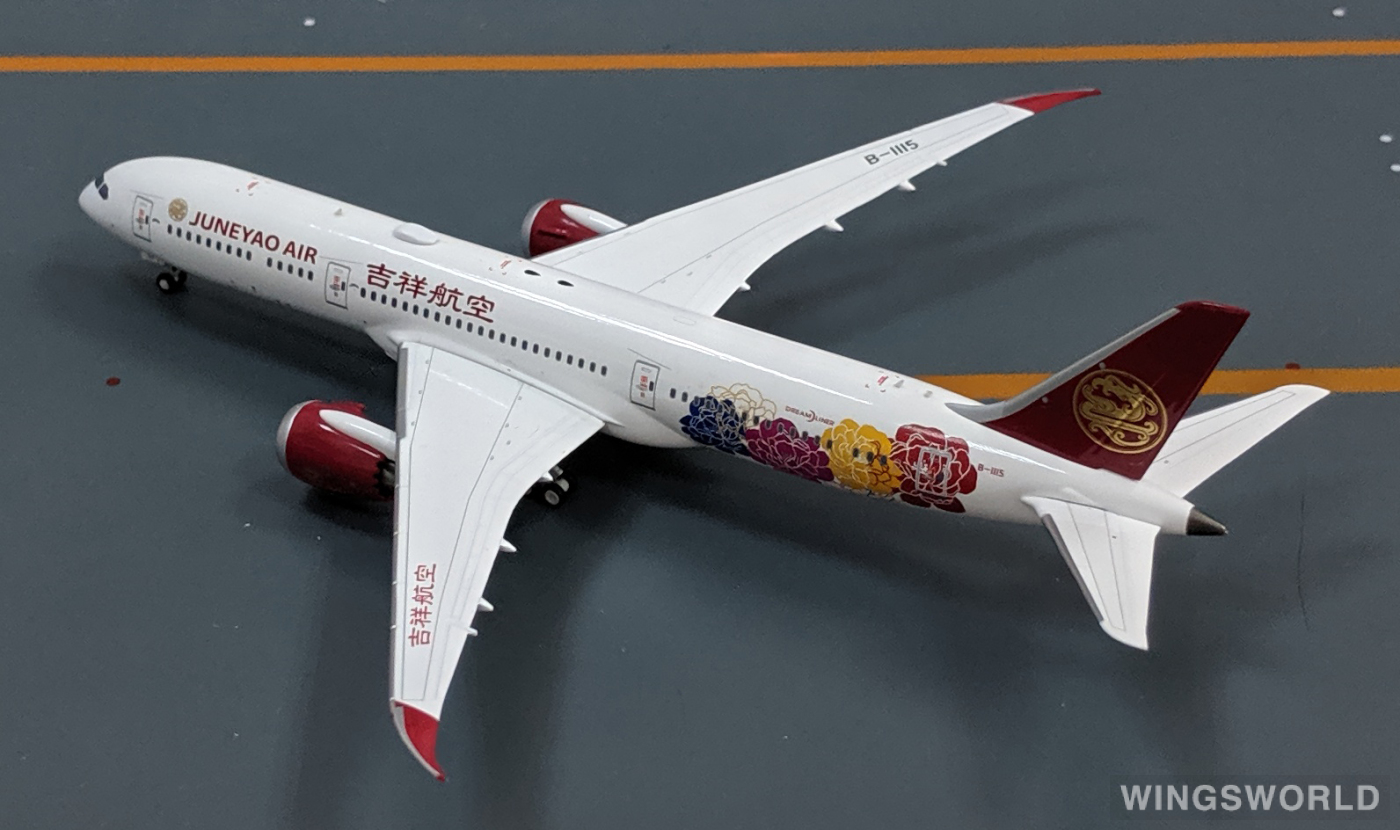 NGmodels 1:400 NG55007 Juneyao Airlines 吉祥航空 Boeing 787-9 B-1115