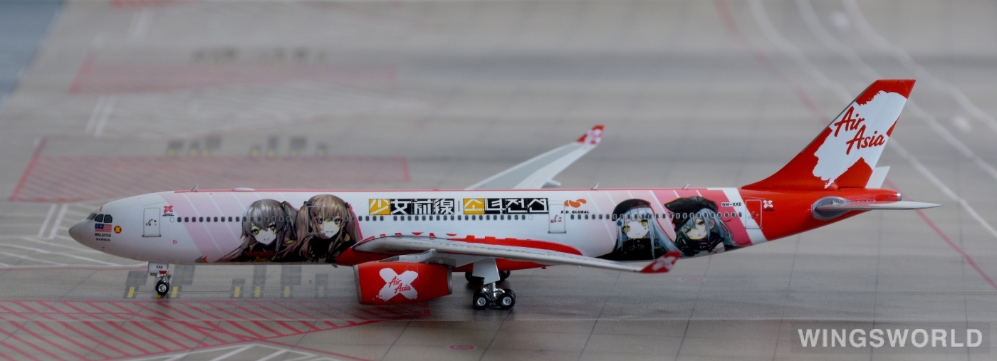 Phoenix 1:400 PH04236 AirAsia 亚洲航空 Airbus A330-300 9M-XXB