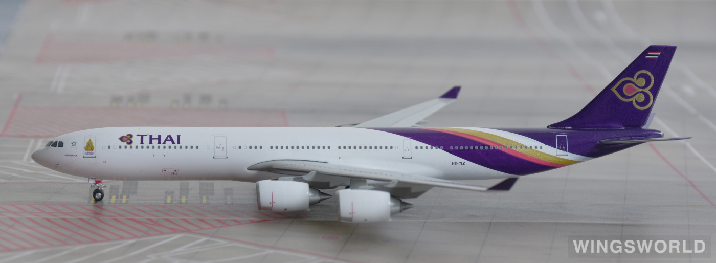 Phoenix 1:400 PH10542 Thai Airways 泰国国际航空 Airbus A340-500 HS-TLC