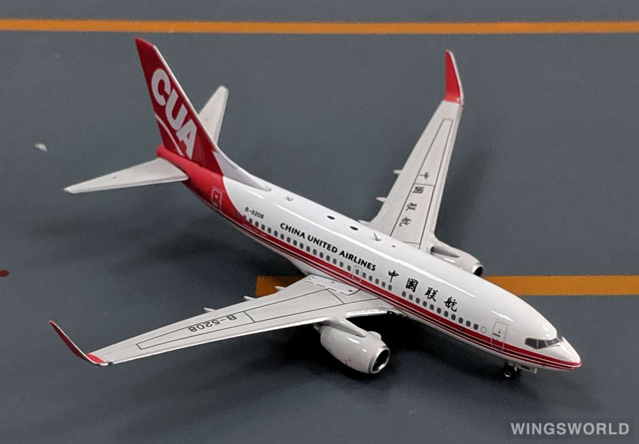 Phoenix 1:400 PH11089 China United Airlines 中国联合航空 Boeing 737-700 B-5208