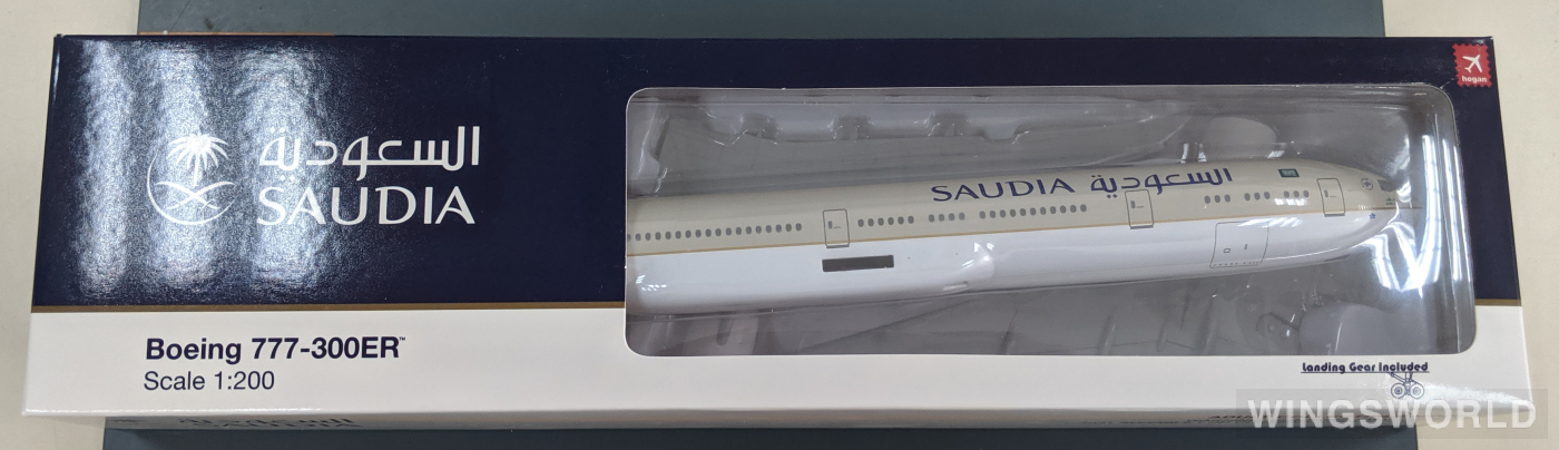 Hogan 1:200 HG11175GR Saudia 沙特阿拉伯航空 Boeing 777-300 HZ-AK45