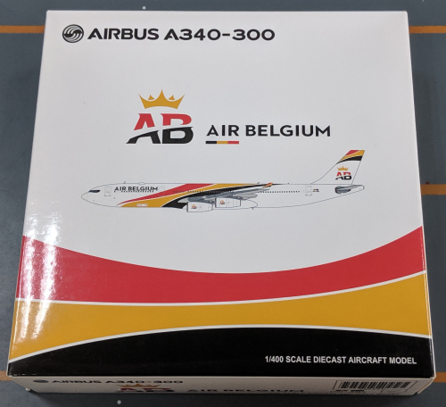 Air Belgium 比利时航空 Airbus A340-300 OO-ABA  XX4420 JC Wings 1:400
