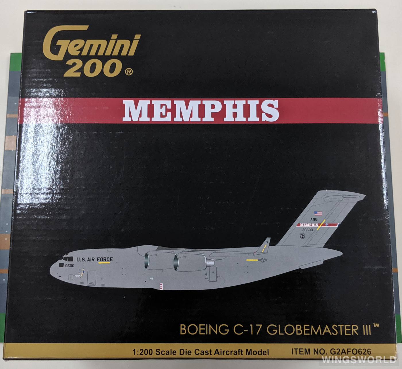 Geminijets 1:200 G2AFO626 USAF 美国空军 Boeing C-17 30600