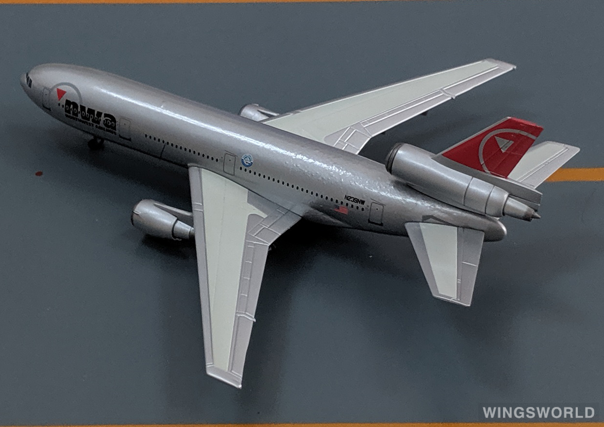 Dragon Models 1:400 55547 Northwest Airlines 美国西北航空 McDonnell Douglas DC-10 N239NW