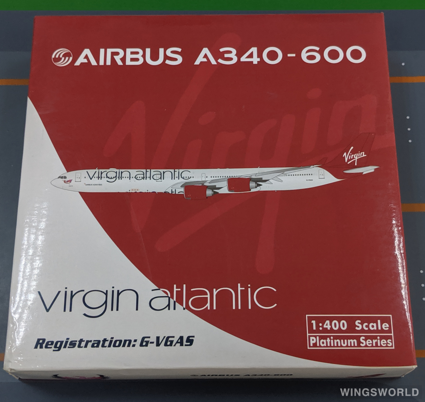 Phoenix 1:400 PH11073 Virgin Atlantic Airways 维珍航空 Airbus A340-600 G-VGAS