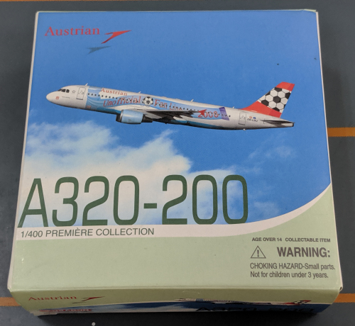 Austrian Airlines 奥地利航空 Airbus A320 OE-LBU  55661 Dragon Models 1:400