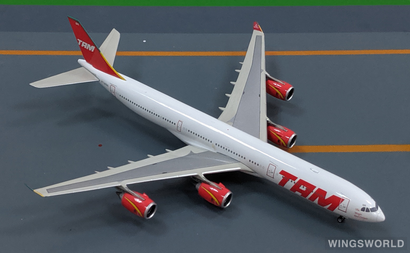 Phoenix 1:400 PH10632 TAM Airlines 巴西天马航空 Airbus A340-500 PT-MSN