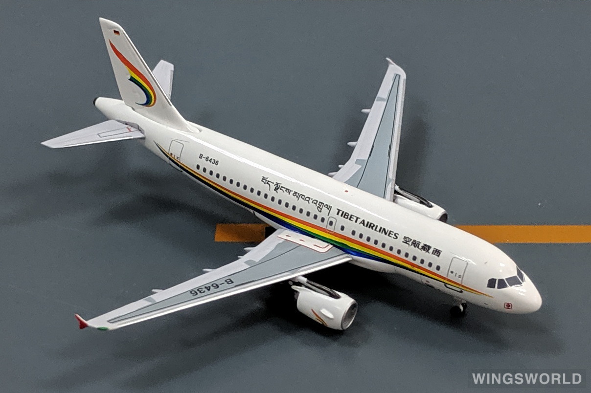 AeroClassics 1:400 AC4B6436 Tibet Airlines 西藏航空 Airbus A319 B-6436