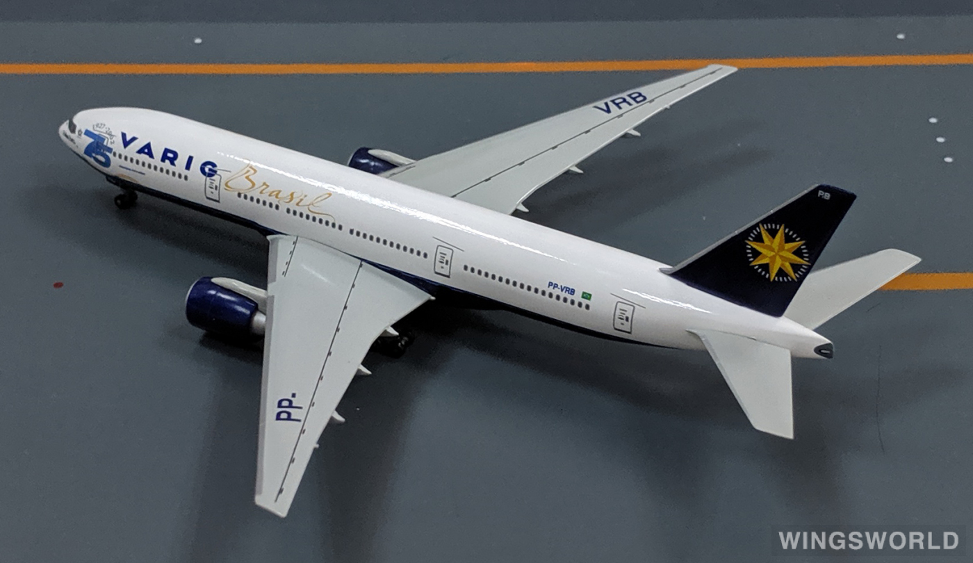 Dragon Models 1:400 55641 VARIG 里约格朗德航空 Boeing 777-200 PP-VRA