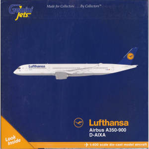 Lufthansa 汉莎航空 Airbus A350-900 D-AIXA 1990s colors. First A350 for LH. With rolling gears. GJDLH1498 Geminijets 1:400