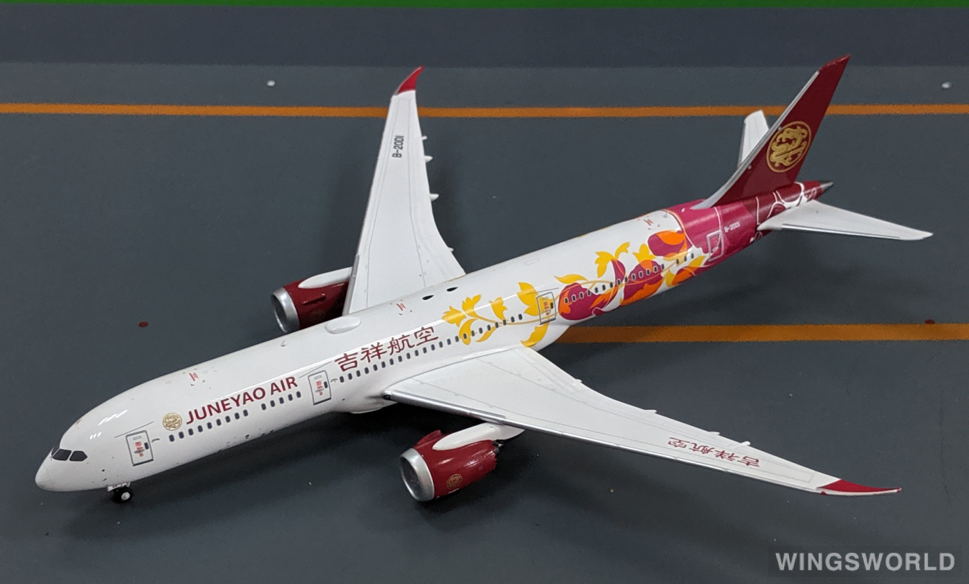 NGmodels 1:400 NG55025 Juneyao Airlines 吉祥航空 Boeing 787-9 B-20D1