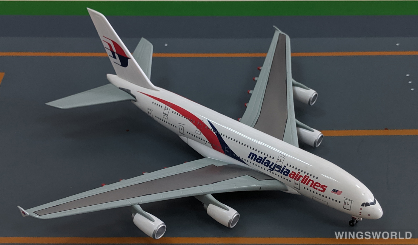 Dragon Models 1:400 55220 Malaysia Airlines 马来西亚航空 Airbus A380-800 9M-MNA