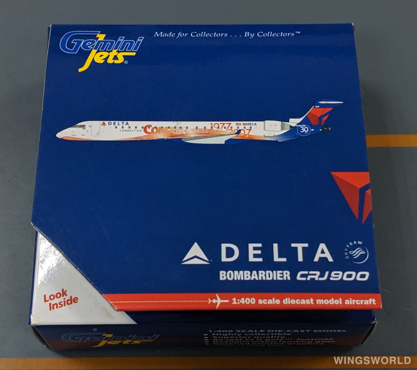 Geminijets 1:400 GJDAL910 Delta Air Lines 达美航空 Bombardier CRJ900 N695CA