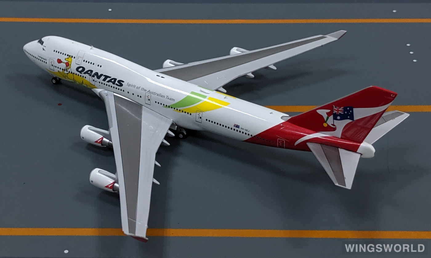 JC Wings 1:400 XX4717 Qantas 澳洲航空 Boeing 747-400 VH-OEJ