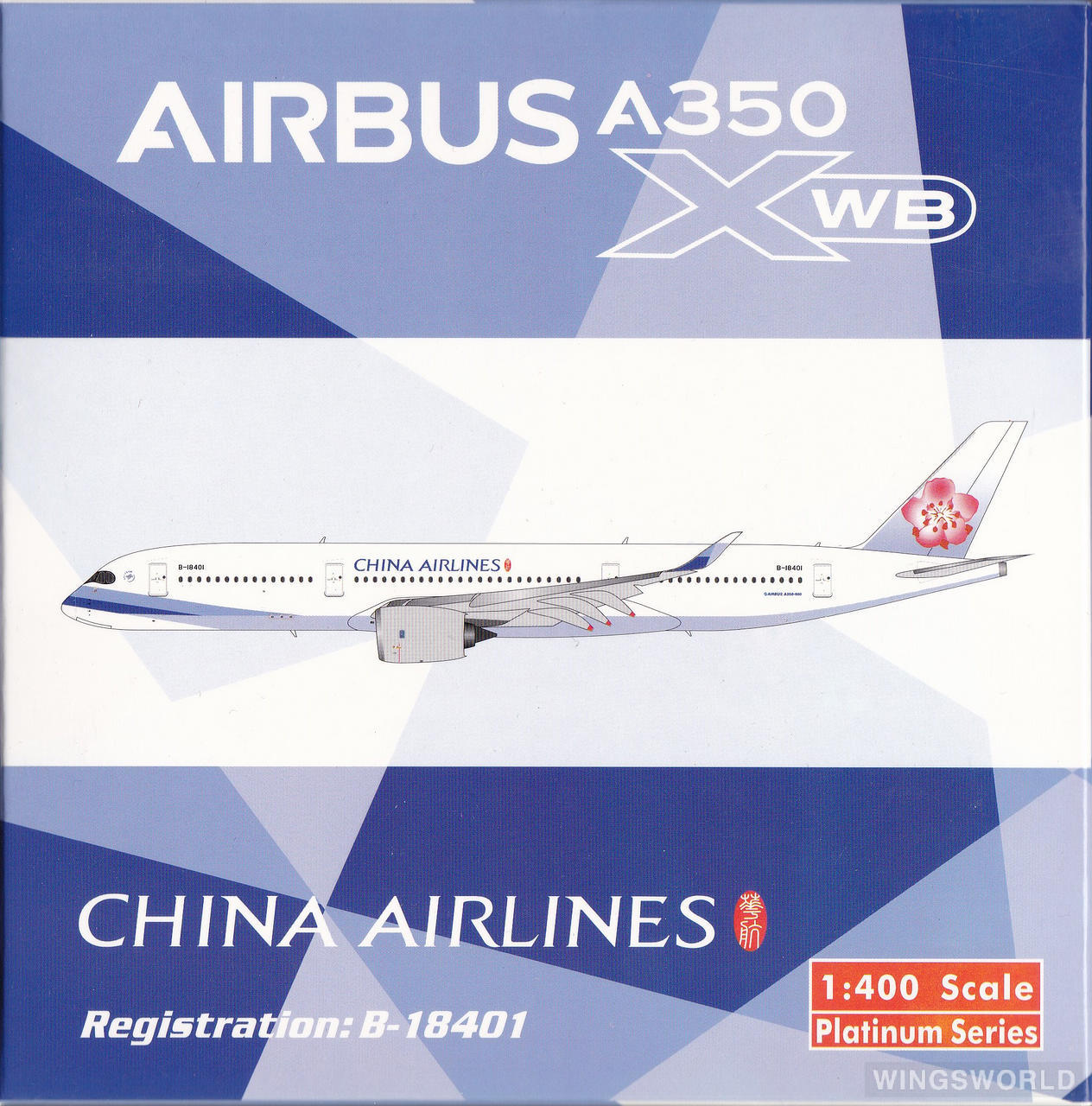 Phoenix 1:400 PH11016 China Airlines 中华航空 Airbus A350-900 B-18401