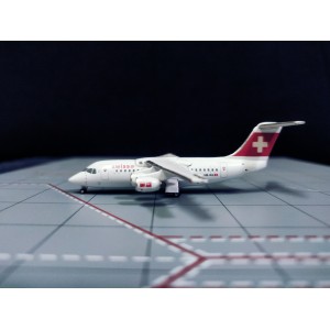 Swiss 瑞士国际航空 BAe 146 HB-IXG 2003s colors. JX322 Jet-X 1:400