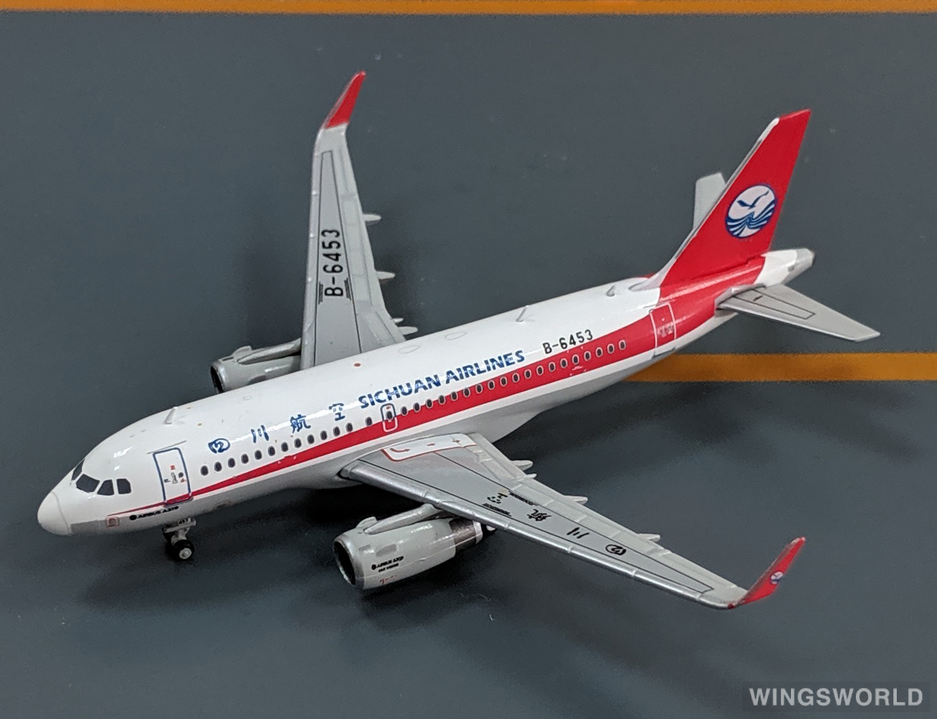 JC Wings 1:400 XX4415 Sichuan Airlines 四川航空 Airbus A319 B-6453