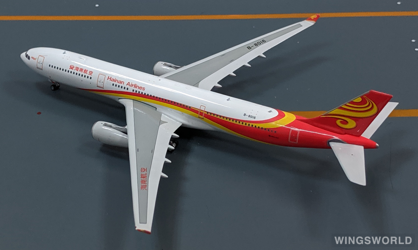 Phoenix 1:400 PH11428 Hainan Airlines 海南航空 Airbus A330-300 B-8016