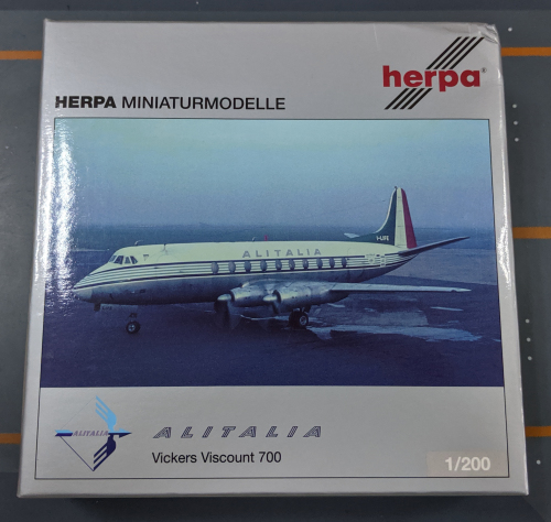 Alitalia 意大利航空 Vickers Viscount I-LIFE  554732 Herpa 1:200