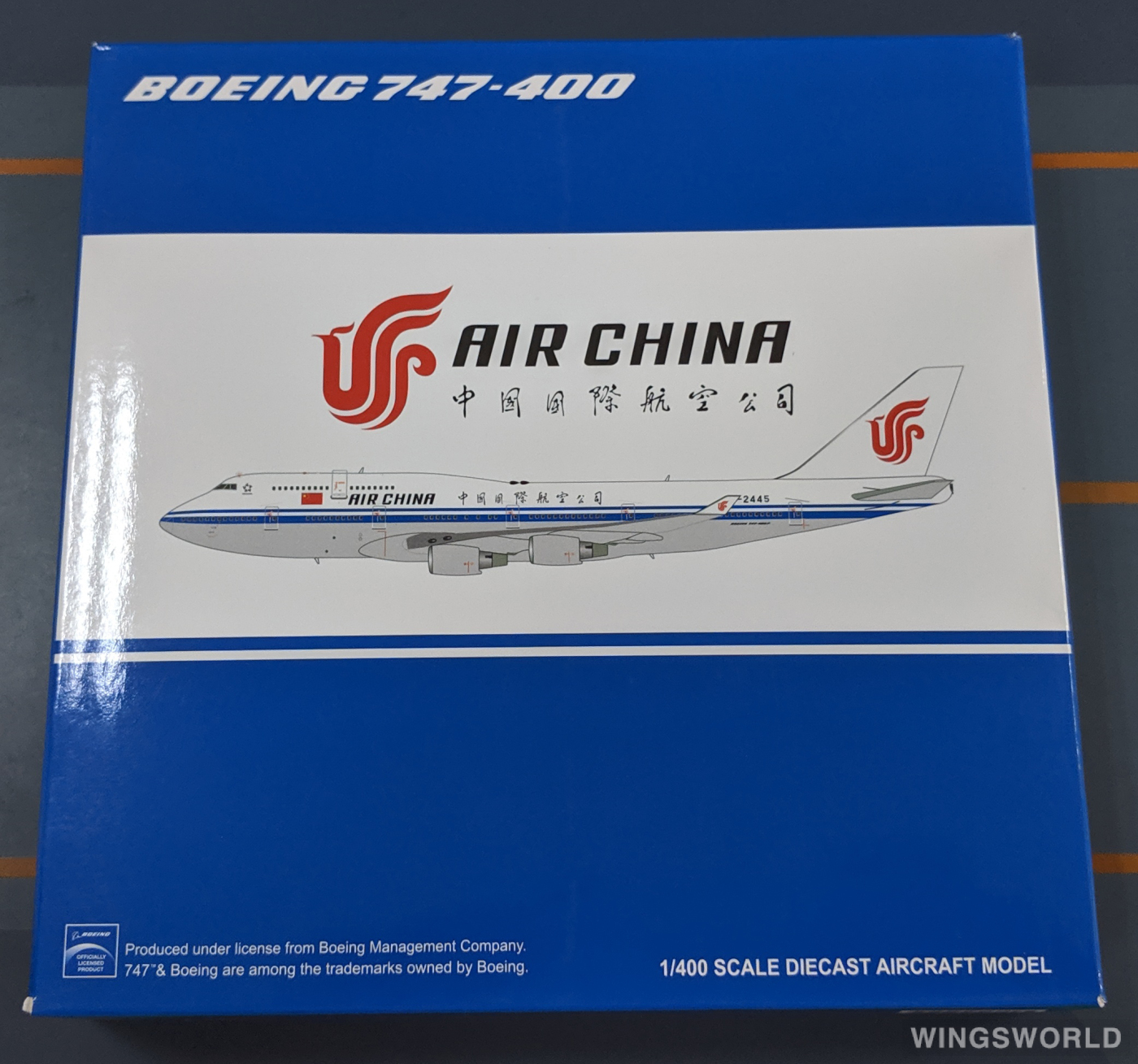 JC Wings 1:400 XX4059 Air China 中国国际航空 Boeing 747-400 B-2445