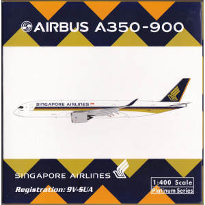 Singapore Airlines 新加坡航空 Airbus A350-900 9V-SUA 2008s colors. Fantasy registration. With rolling gears. PH11000 Phoenix 1:400