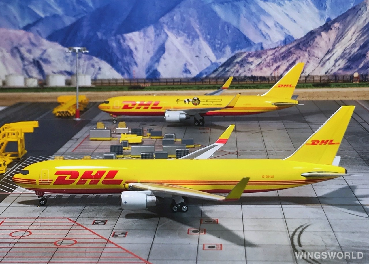 Geminijets 1:400 GJDHL961 DHL 敦豪 Boeing 767-300 G-DHLE