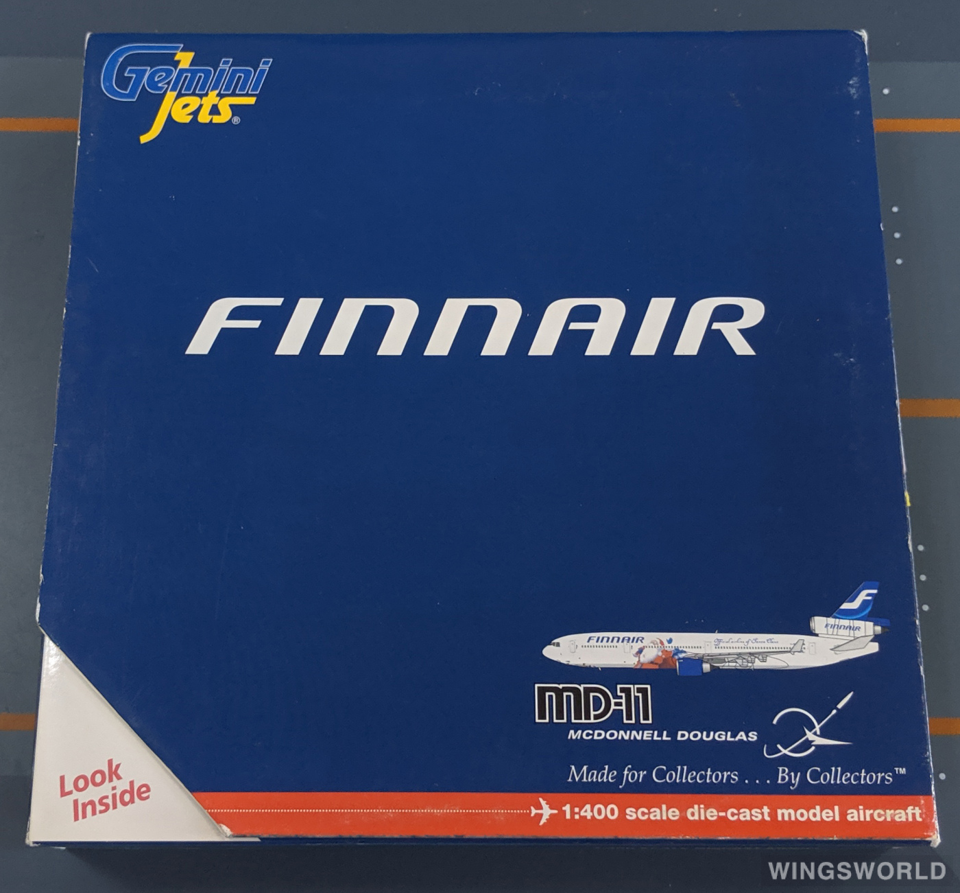 Geminijets 1:400 GJFIN622 Finnair 芬兰航空 McDonnell Douglas MD-11 OH-LGC