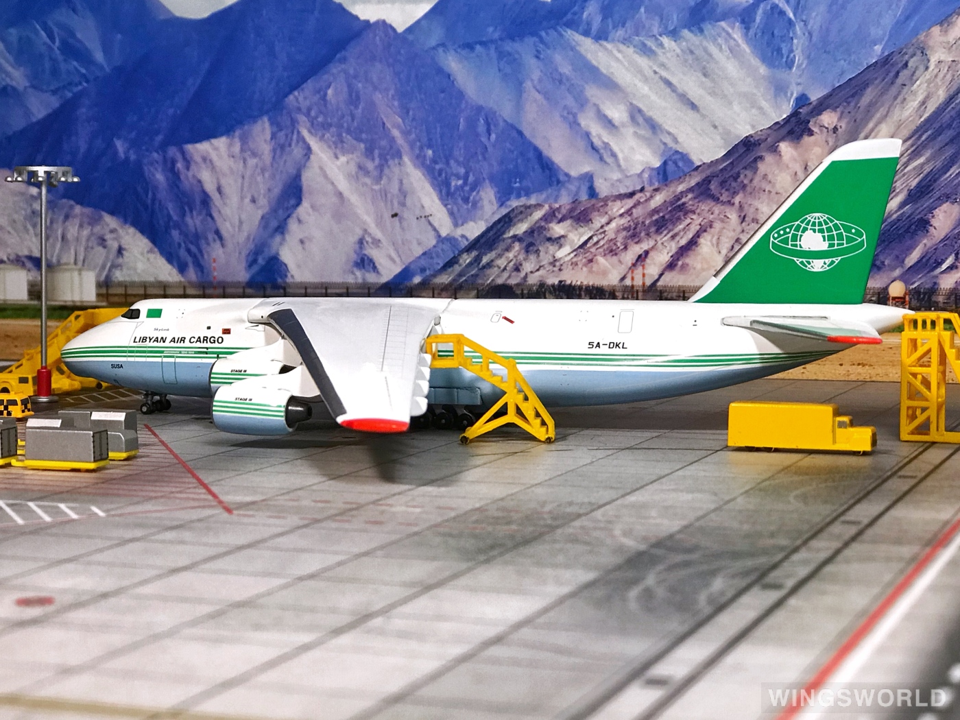 Geminijets 1:400 GSLCR019 Libyan Airlines 利比亚航空 Antonov An-124 5A-DKL