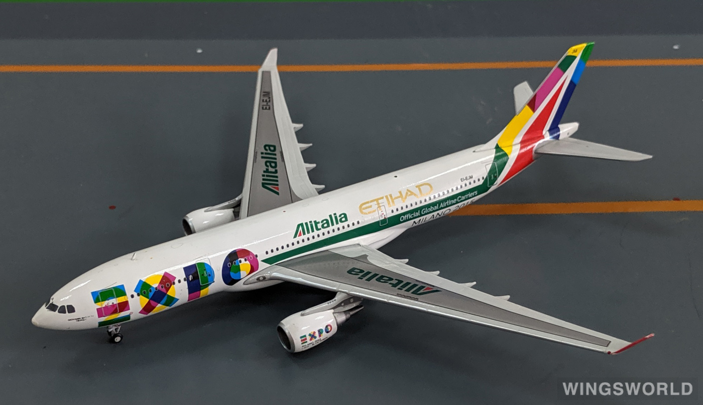 JC Wings 1:400 XX4948 Alitalia 意大利航空 Airbus A330-200 EI-EJM
