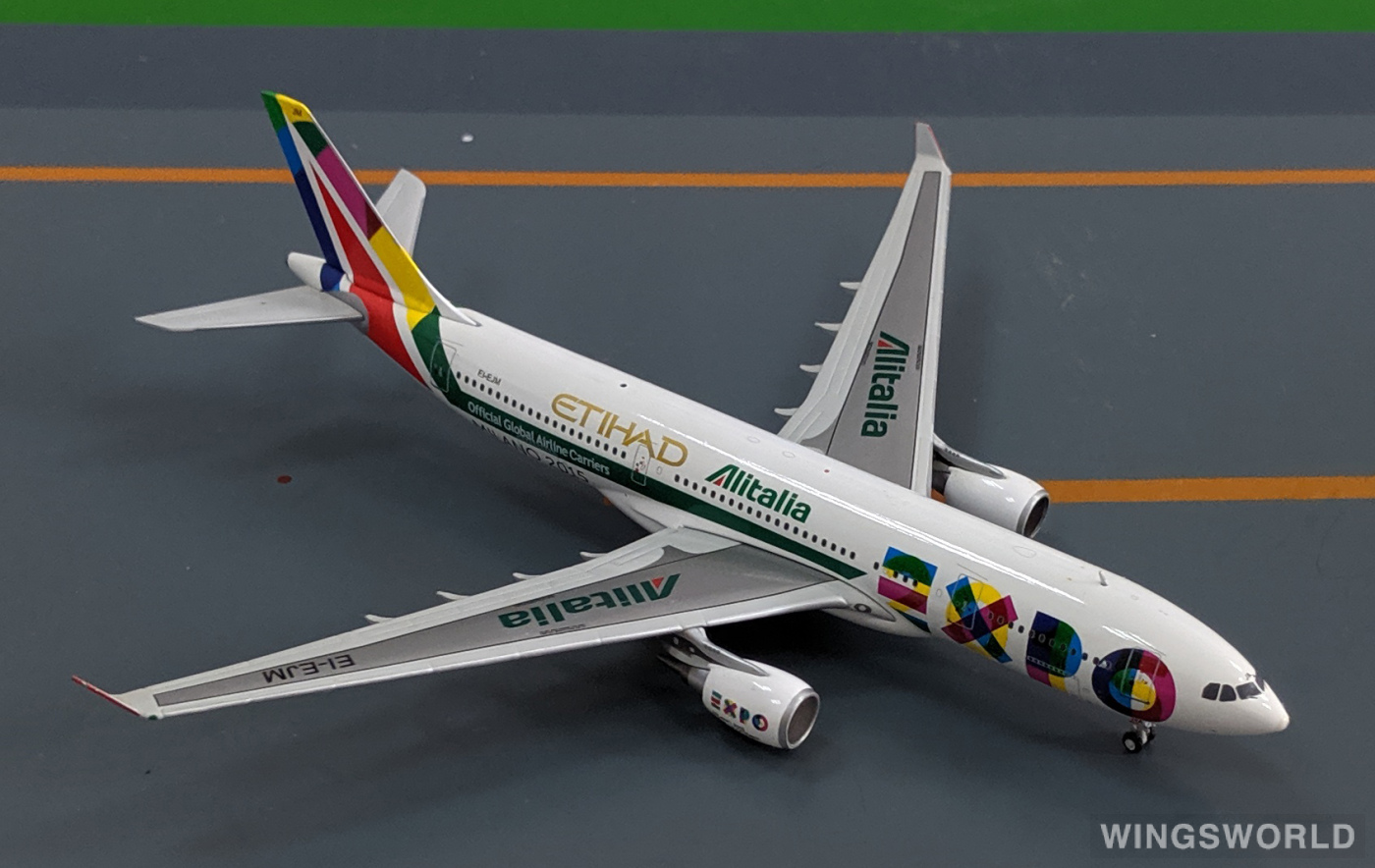JC Wings 1:400 XX4948 Alitalia 意大利航空 Airbus A330-200 EI-EJM