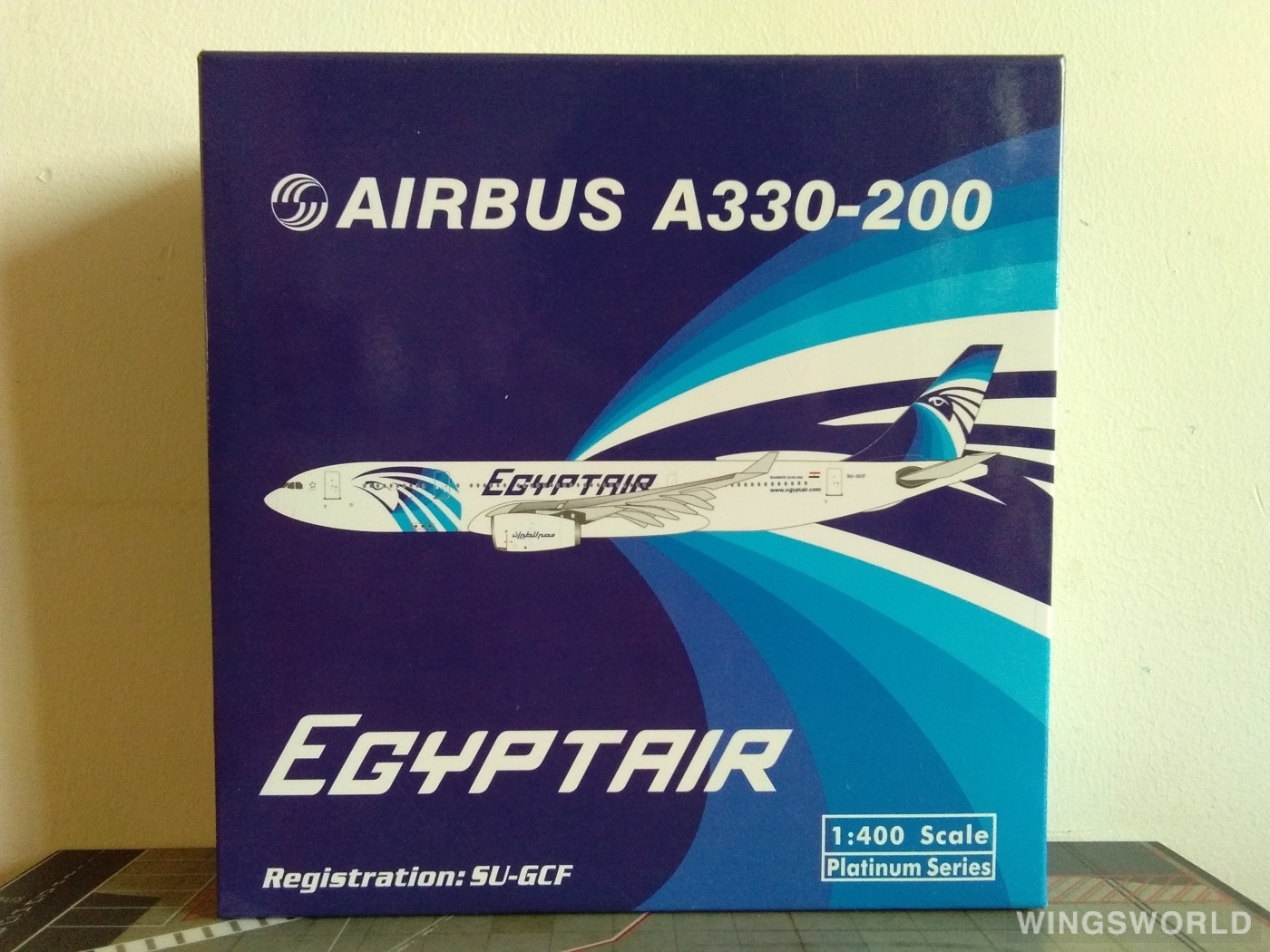 Phoenix 1:400 PH10577 EgyptAir 埃及航空 Airbus A330-200 SU-GCF