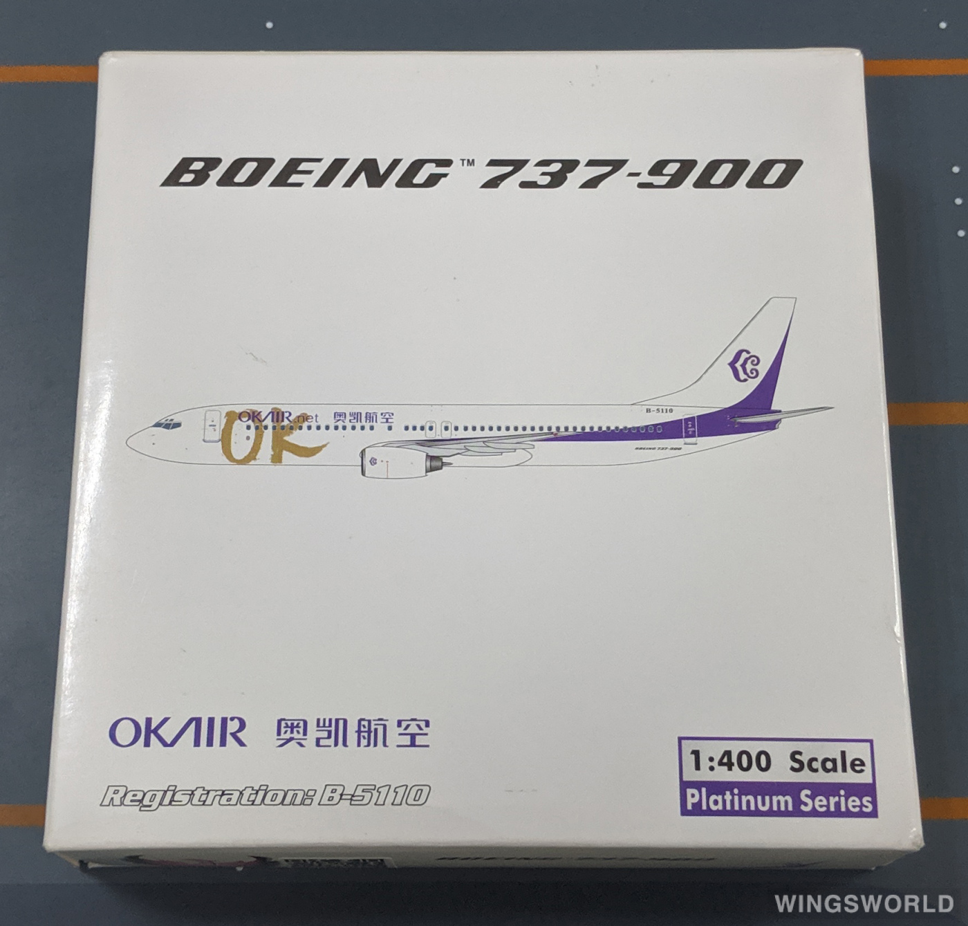 Phoenix 1:400 PH10203 Okay Airways 奥凯航空 Boeing 737-900 B-5110