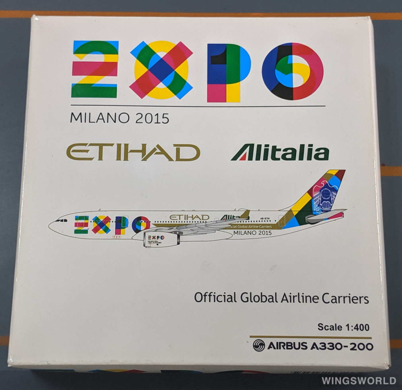 JC Wings 1:400 XX4949 Etihad Airways 阿提哈德航空 Airbus A330-200 A6-EYH