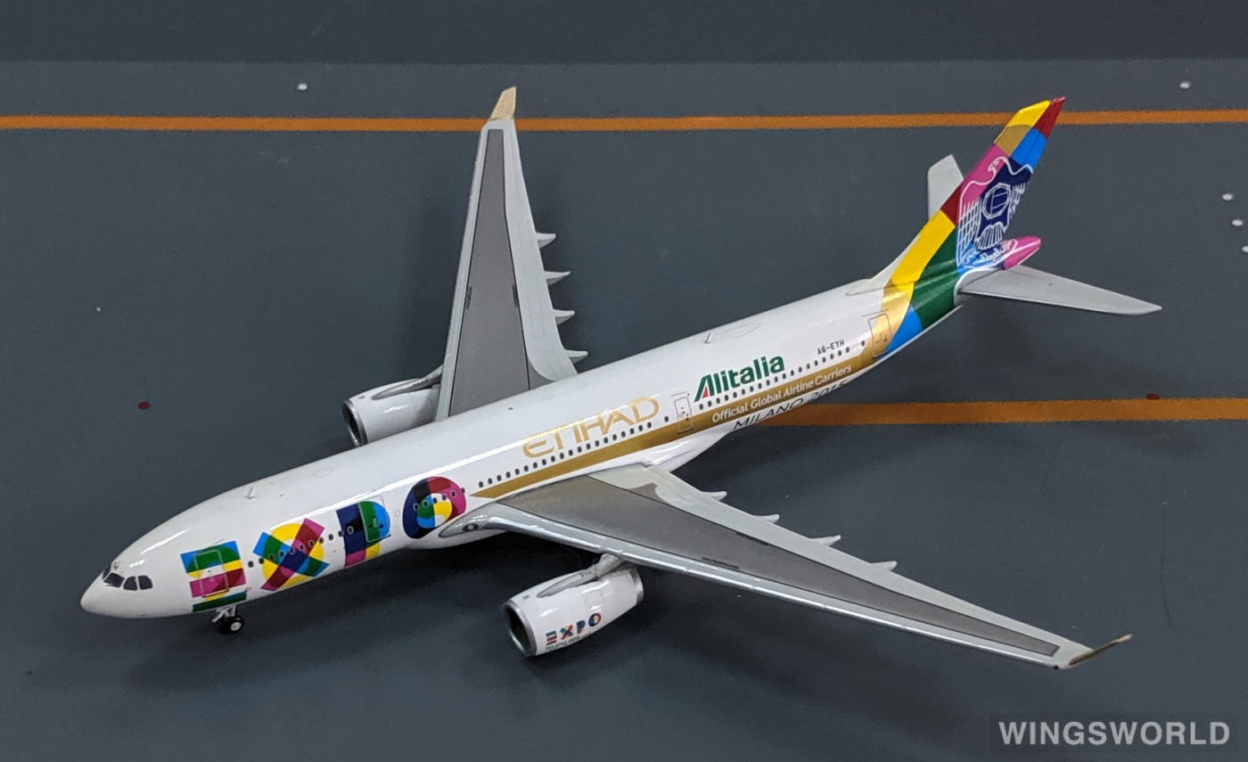 JC Wings 1:400 XX4949 Etihad Airways 阿提哈德航空 Airbus A330-200 A6-EYH